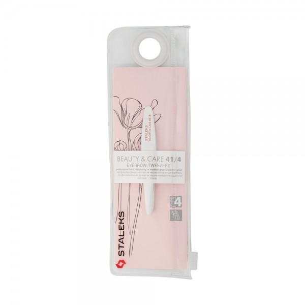 Mini pinzette per sopracciglia BEAUTY & CARE 41 TYPE 4 (inclinato stretto) Staleks 4,50 €