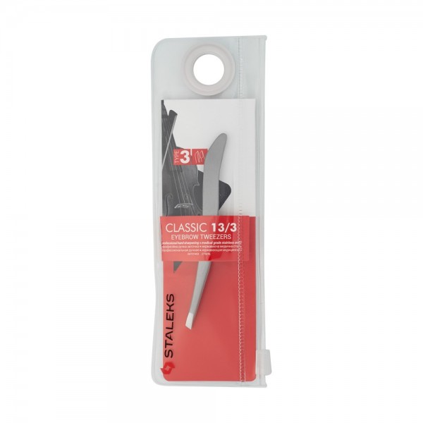 Pinzetta per sopracciglia CLASSIC 13 TYPE 3 (largo inclinato) Staleks 4,50 €