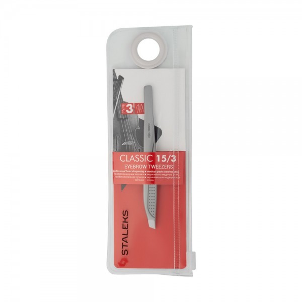 Pinzetta per sopracciglia CLASSIC 15 TYPE 3 (largo inclinato) Staleks 4,50 €