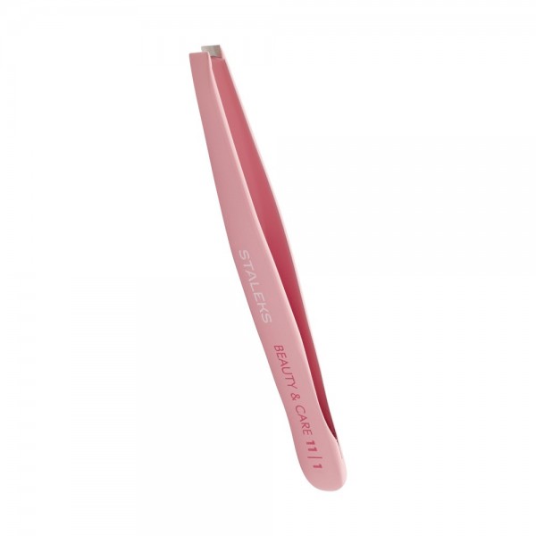 Pinzette per sopracciglia BEAUTY & CARE 11 TYPE 1 (largo dritto) - colore rosa Staleks 5,50 €