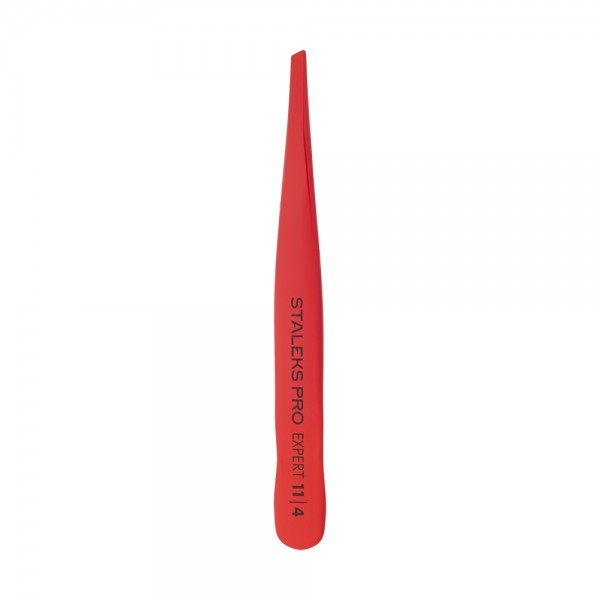 Pinzette per sopracciglia EXPERT 11 TYPE 4r (stretto inclinato) - colore rosso Staleks 9,30 €