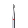 Punta diamantata Goccia, rosso, diametro 1.6 mm - lunghezza punta 4 mm Staleks 3,50 €