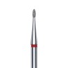 Punta diamantata Gemma, rosso, diametro 1.2 mm - lunghezza punta 3 mm Staleks 3,50 €