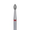 Punta diamantata Gemma Appuntita, rosso, diametro 2.5 mm - lunghezza punta 4.5 mm Staleks 3,50 €