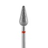 Punta diamantata Pera Arrotondata, rosso, diametro 5 mm - lunghezza punta 12 mm Staleks 9,50 €