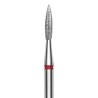 Punta diamantata Fiamma Appuntita, rossa, diametro 2.3 mm - lunghezza punta 8 mm Staleks 3,50 €