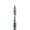 Punta diamantata Fiamma Appuntita, DUO blu verde, diametro 2.1 mm - lunghezza punta 8 mm Staleks 6,50 €