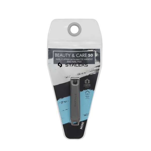 Tagliaunghie Con Manico Nero Opaco E Lima (Piccolo) BEAUTY & CARE 50 Staleks 7,40 €