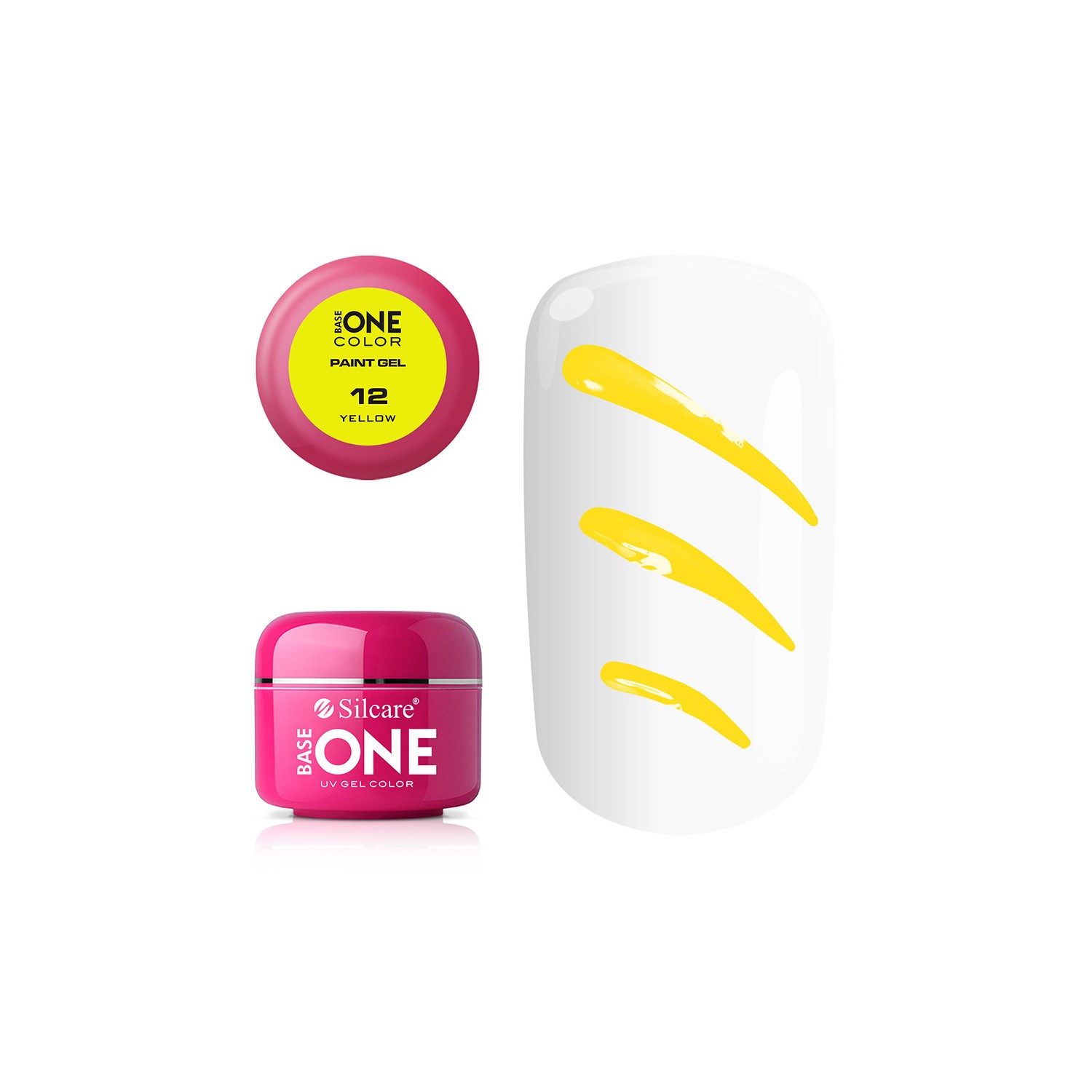 Paint Gel - Nr 12 - Yellow Silcare 3,49 €