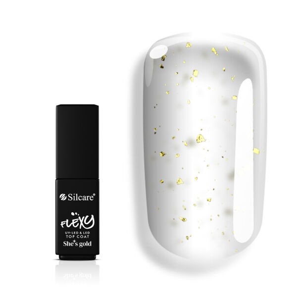 Flexy - Hybrid Gel - She's Gold - Top Coat Silcare 4,50 €