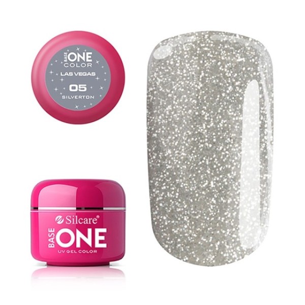 Color Gel - Glitter Las Vegas - Nr 05 - Silverton Silcare 3,49 €