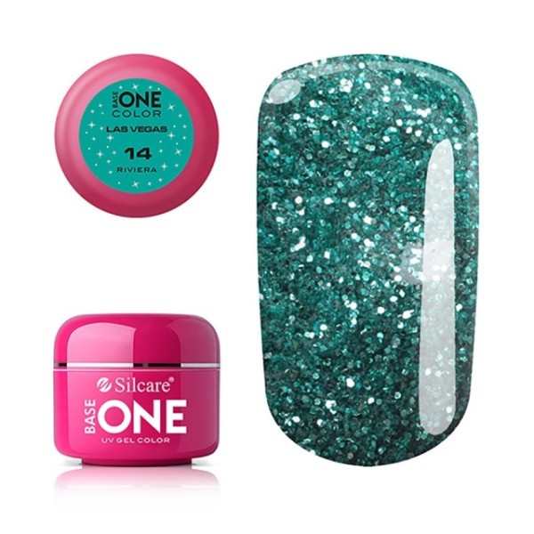 Color Gel - Glitter Las Vegas - Nr 14 - Riviera Silcare 3,49 €