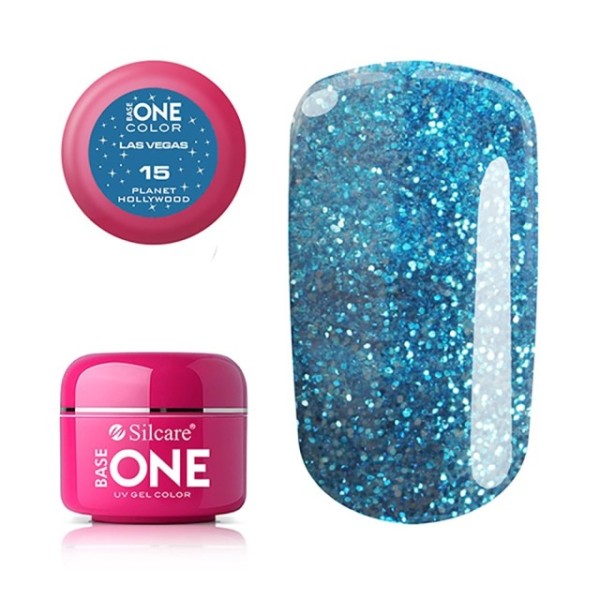 Color Gel - Glitter Las Vegas - Nr 15 - Planet Hollywood Silcare 3,49 €