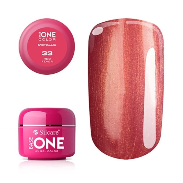 Color Gel - Metallic - Nr 33 - Red Fever Silcare 3,49 €