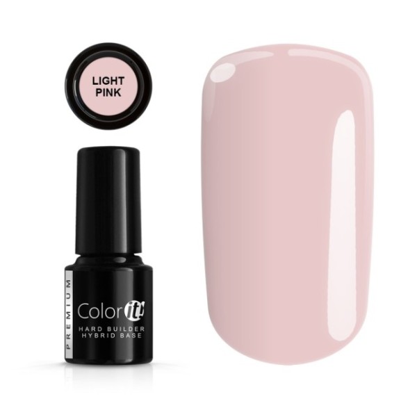 Color it! PREMIUM - Hard Builder Hybrid Base Light Pink Silcare 6,10 €