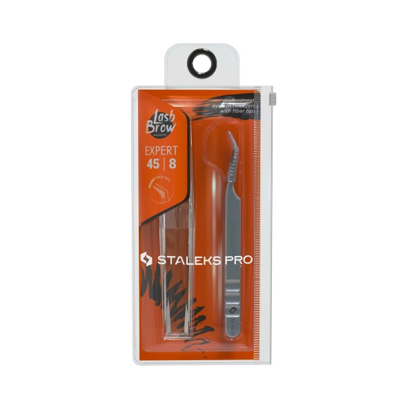 Pinzetta Professionale Per Ciglia Con Nano-Nodi EXPERT 45 TYPE 8 (Mini L) Staleks 15,80 €