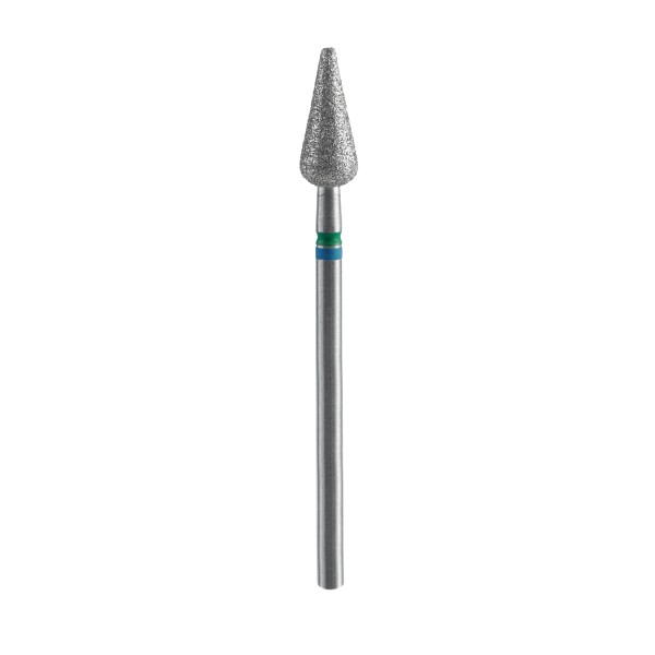 Punta diamantata Pera Appuntita, DUO blu verde, diametro 5 mm - lunghezza punta 12 mm Staleks 12,90 €