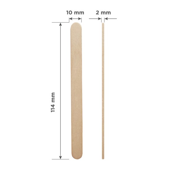 100 pz Spatole in legno per ceretta EXPERT 30 - 114x10 mm Staleks 3,10 €