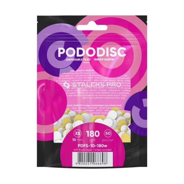 50 pezzi di dischi ricarica con base morbido per PODODISC misura XS - Grana 180 Staleks 3,30 €