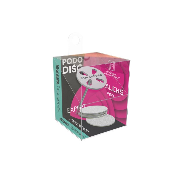 Set base allungato PODODISC misura M (20 mm) con 5 pezzi lima monouso - Grana 180 Staleks 14,00 €