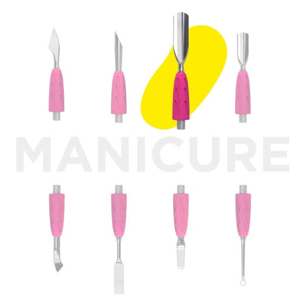 Parte operativa della spatola Combo UNIQ 17 pusher rotondo largo Staleks 3,80 €