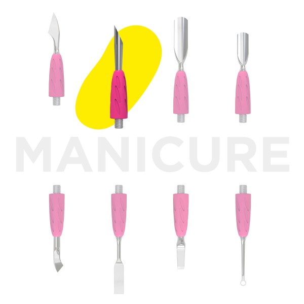 Parte operativa della spatola Combo UNIQ 12 pushers smussato Staleks 3,80 €