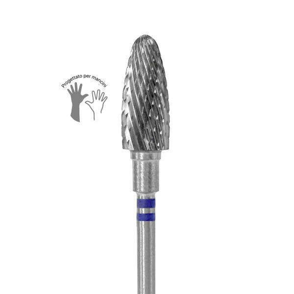 Punta Carbide Conica (per Mancini), Blu, diametro 6 mm - lunghezza punta 14 mm Staleks 18,80 €