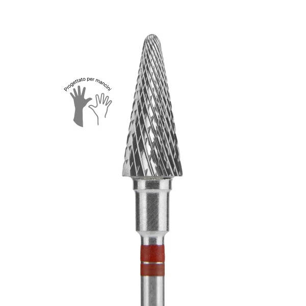 Punta Carbide Cono (Per Mancini), Rosso, Diametro 6 Mm / Parte Lavorante 14 Mm Staleks 18,80 €