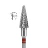 Punta Carbide Cono (Per Mancini), Rosso, Diametro 6 Mm / Parte Lavorante 14 Mm Staleks 18,80 €