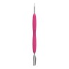 Spatola per manicure con manico in silicone Gummy UNIQ 10 TYPE 6 (punta larga arrotondata e uncino per la pulizia) Staleks 7,...