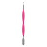 Spatola per manicure con manico in silicone Gummy UNIQ 10 TYPE 6 (punta larga arrotondata e uncino per la pulizia) Staleks 7,...