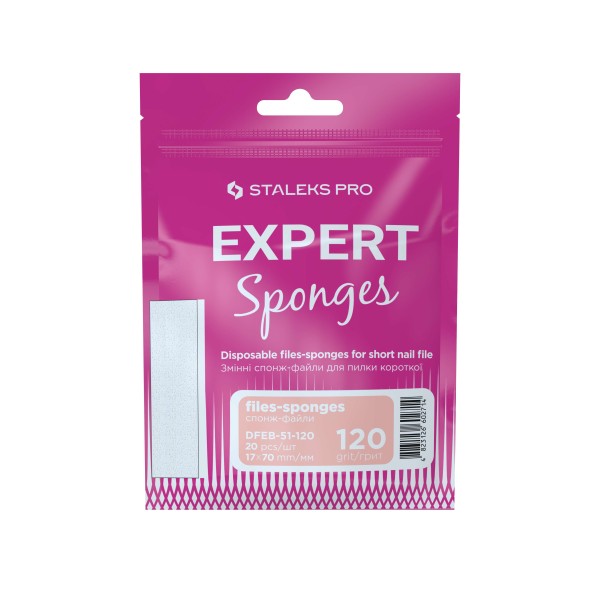 Spugne abrasive monouso per lima corta EXPERT 51 120 grit (20 pz) Staleks 4,90 €