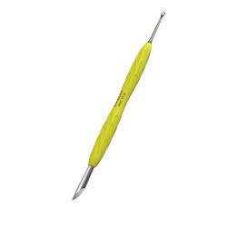 Spatola Per Manicure Con Manico In Silicone "Gummy" UNIQ 11 TYPE 2 - Giallo