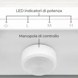 Aspiratore Dustek D4 da tavolo 60W