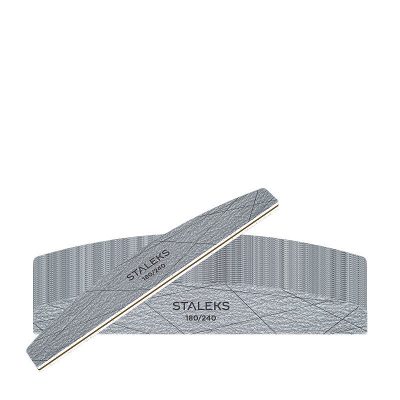 STALEKS SMART 40 Lima minerale per unghie mezzaluna grana 180 240 25 pz