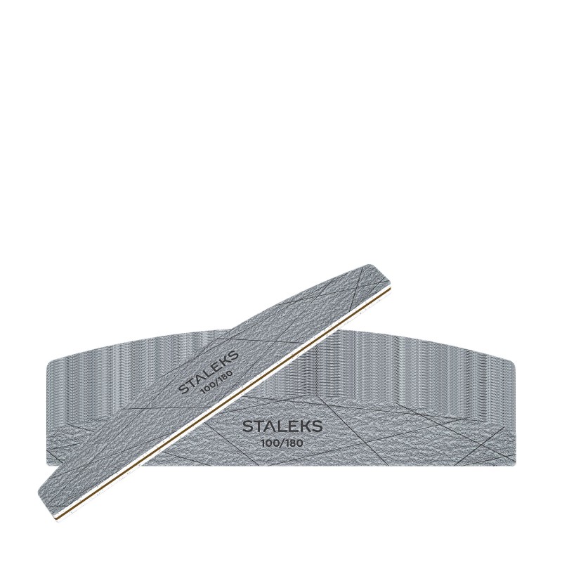 STALEKS SMART 40 Lima minerale per unghie mezzaluna grana 100 180 25 pz