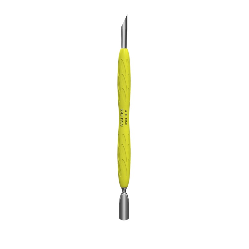 Spatola Per Manicure Con Manico In Silicone Gummy UNIQ 10 TYPE 2 Giallo