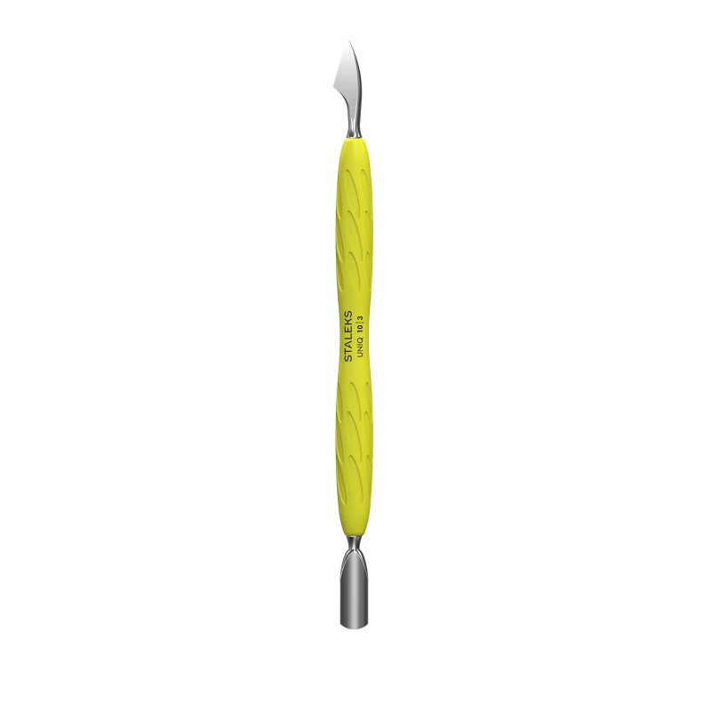 Spatola Per Manicure Con Manico In Silicone Gummy UNIQ 10 TYPE 3 Giallo