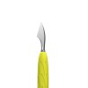 Spatola Per Manicure Con Manico In Silicone Gummy UNIQ 10 TYPE 3 Giallo