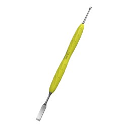 Spatola per Manicure con manico in silicone "Gummy" UNIQ 11 TYPE 1 - Giallo