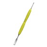 Spatola per Manicure con manico in silicone Gummy UNIQ 11 TYPE 1 Giallo