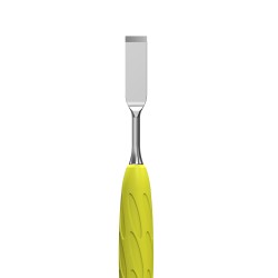 Spatola per Manicure con manico in silicone Gummy UNIQ 11 TYPE 1 Giallo