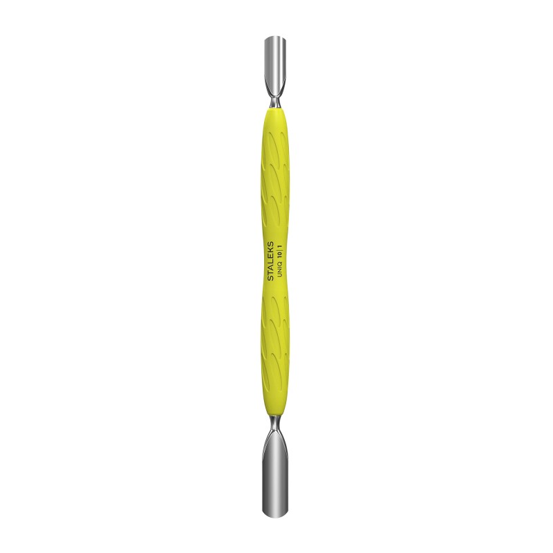 Spatola Per Manicure Con Manico In Silicone Gummy UNIQ 10 TYPE 1 Giallo